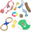 10 Pack Dog Rope Toys - Teething Cotton Rope Ball & Durable Toys