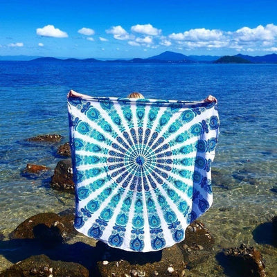  Round Beach Throw Tapestry 60 Inches 