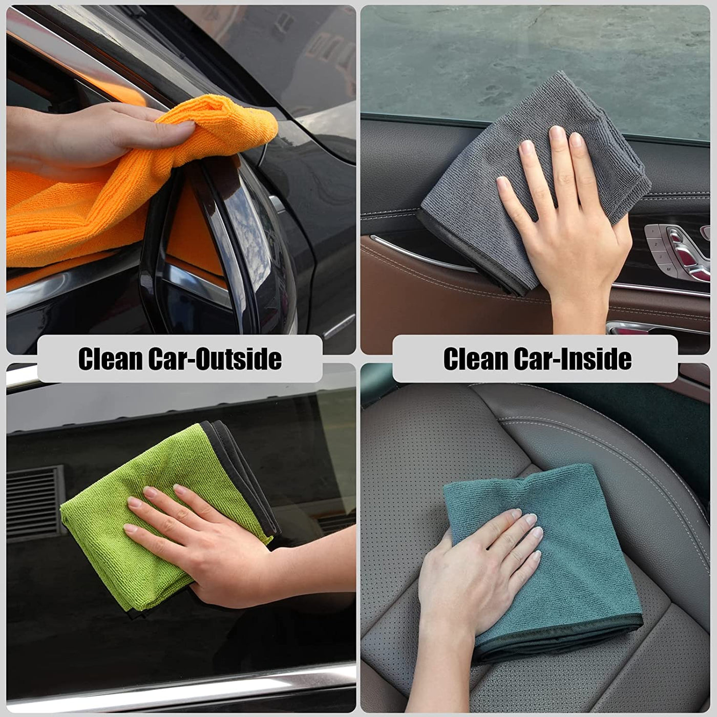  Microfiber Cleaning Cloth for Household,23.62" x 15.74"(8 Pack)