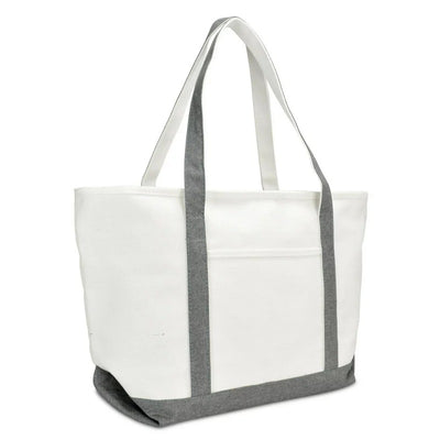 23" Large Heavy Duty 24 Oz. Cotton Canvas Shopping Tote Bag 