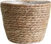  Seagrass Basket Planters, Flower Pots Cover Storage Basket Plant Containers Hand Woven Basket Planter with Plastic Liners Straw Flower Pot for Indoor Outdoor Plant Flower Pots