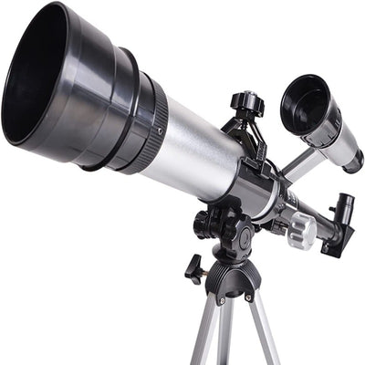 Children's Telescopes, 50mm Aperture 360mm Stand Full Multilayer Optics, Astronomical Refraction Tripod with Mobile Phone Adapter