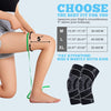 2 Pack Adjustable Compression Patella Tendon Support Brace with Gel Pads & Side Stabilizers