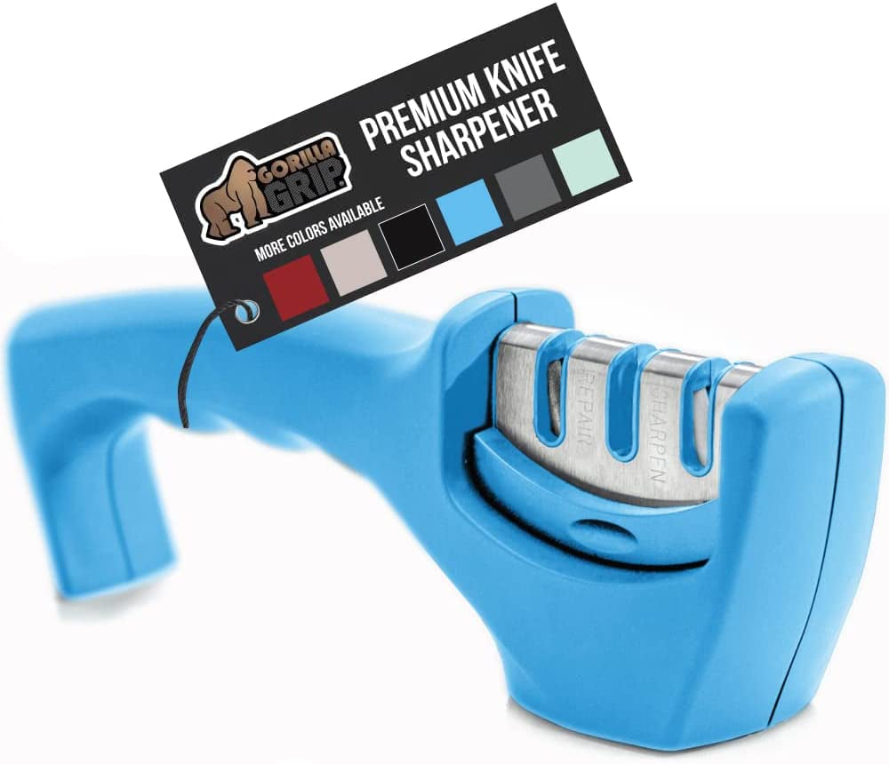 Gorilla Grip Easy to Use Knife Sharpener