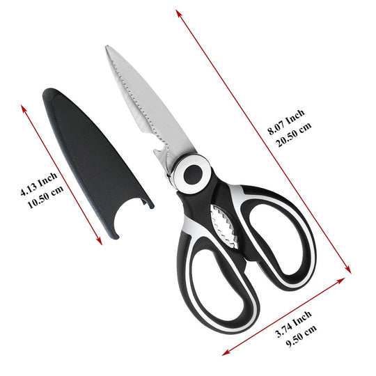 2 Pack Kitchen Shears Heavy Duty Stainless Steel
