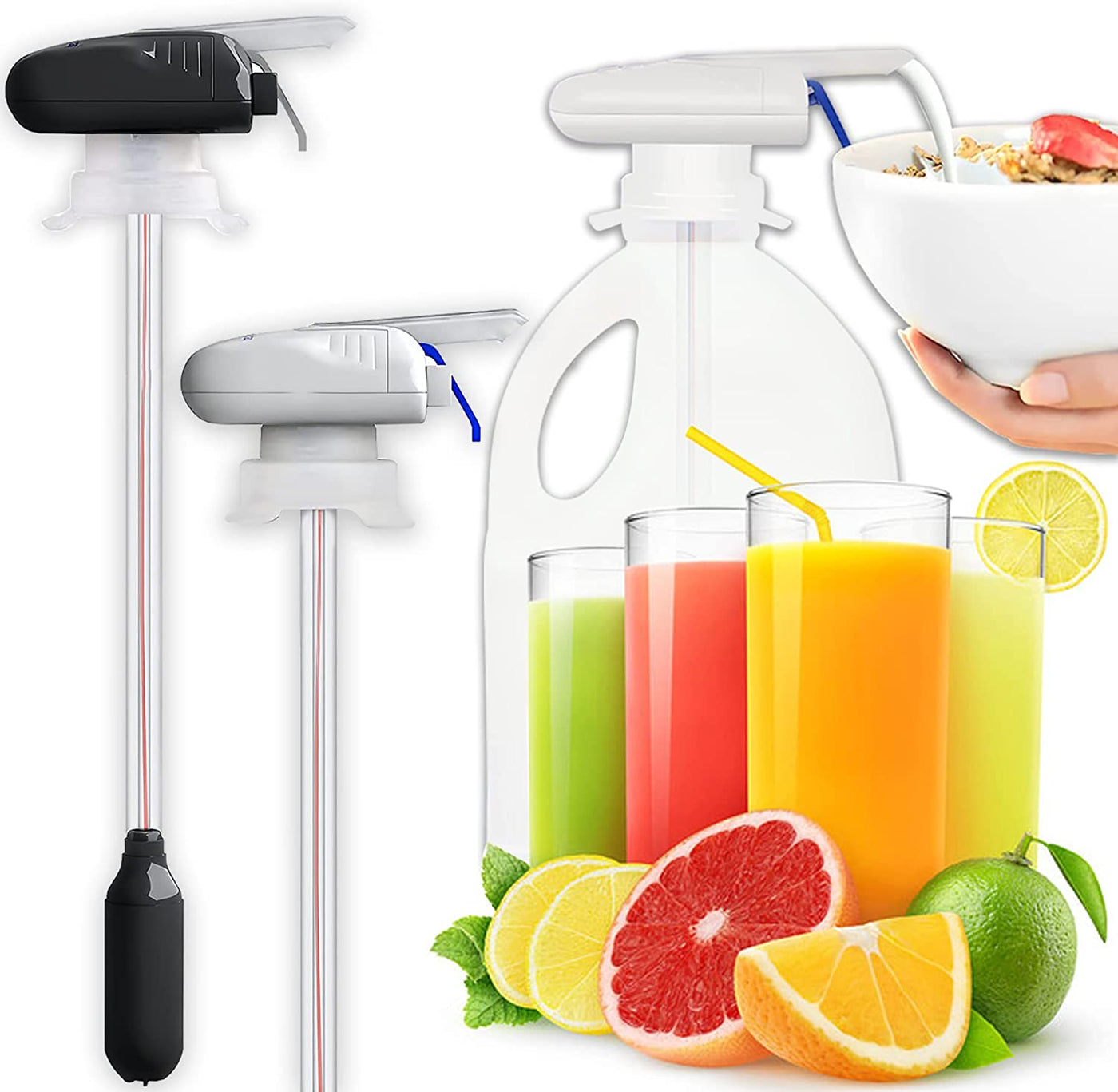 2pcs automatic portable milk dispenser