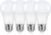 Pack of 4 - A19 LED Light Bulbs, 100 Watt Equivalent LED Bulb E26 Base, CRI 85+, 25000+ Hours Lifespan