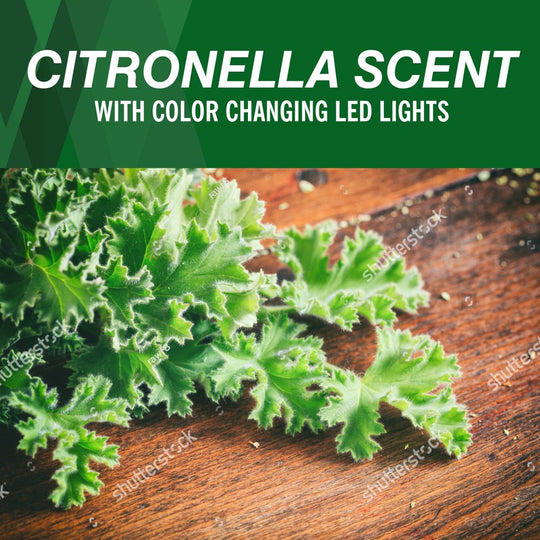 Coleman Color Changing LED Citronella Outdoor Scented Candle