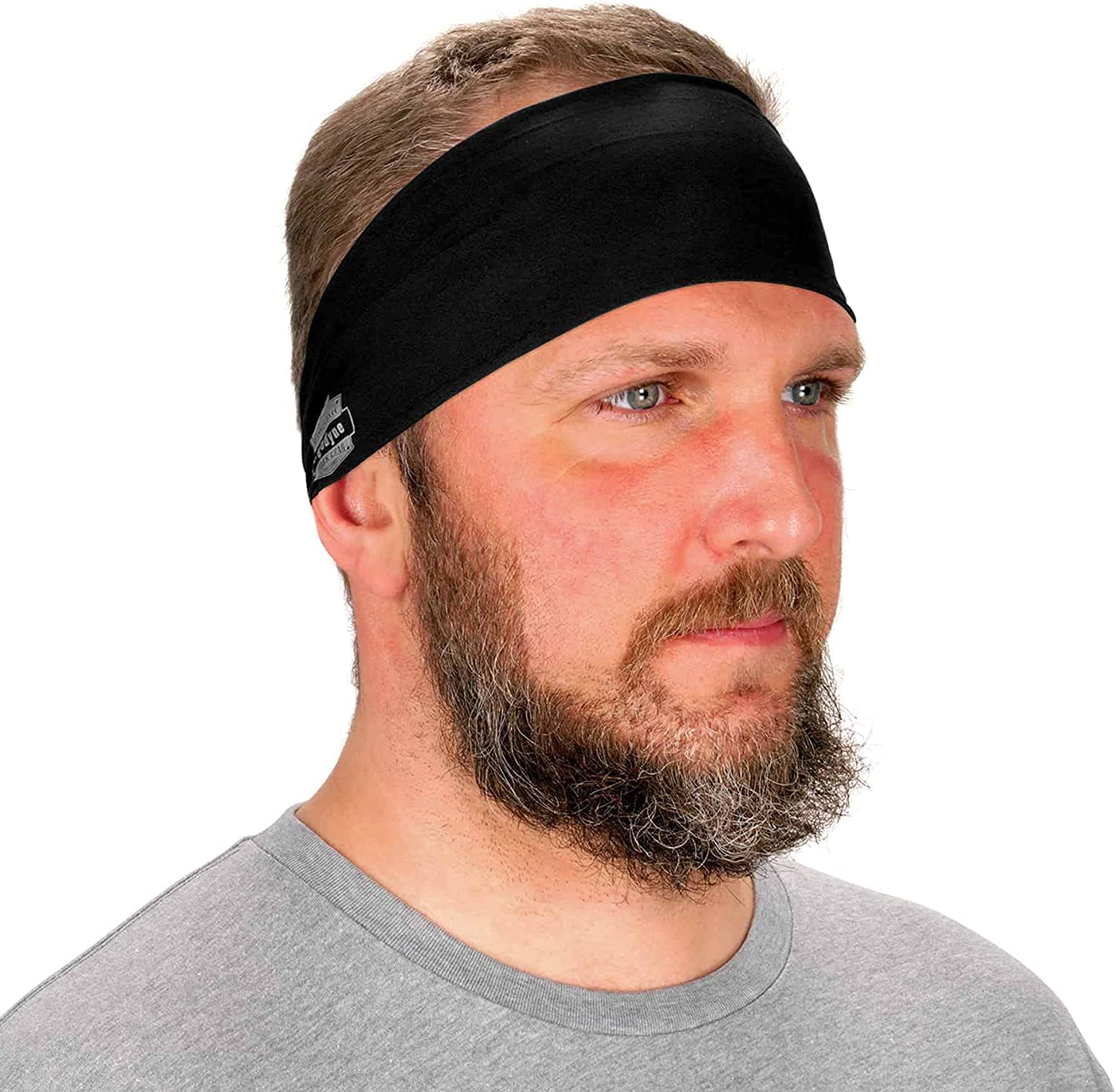 Ergodyne Chill Its 6634 Cooling Headband, Sports Headbands for Men and Women, Moisture Wicking, Lime