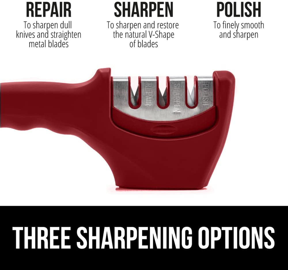 Gorilla Grip Easy to Use Knife Sharpener