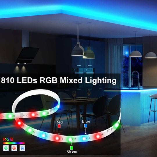 RGB LED Strip Lights - 2 Rolls (25-32.8ft each)