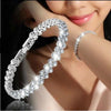 925 Sterling Silver Crystal Diamond Bracelets 