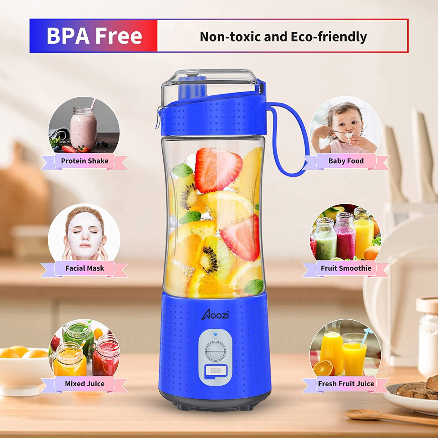 Personal Size Blender Smoothies and Shakes