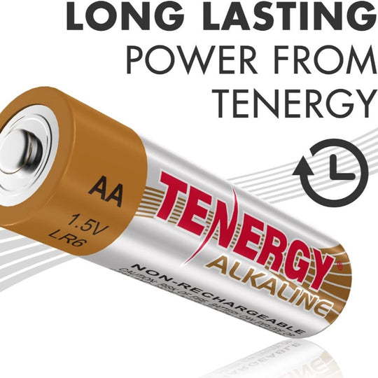 72 Piece Combo Pack 48xAA 24xAAA Tenergy 1.5V High Performance Alkaline Batteries