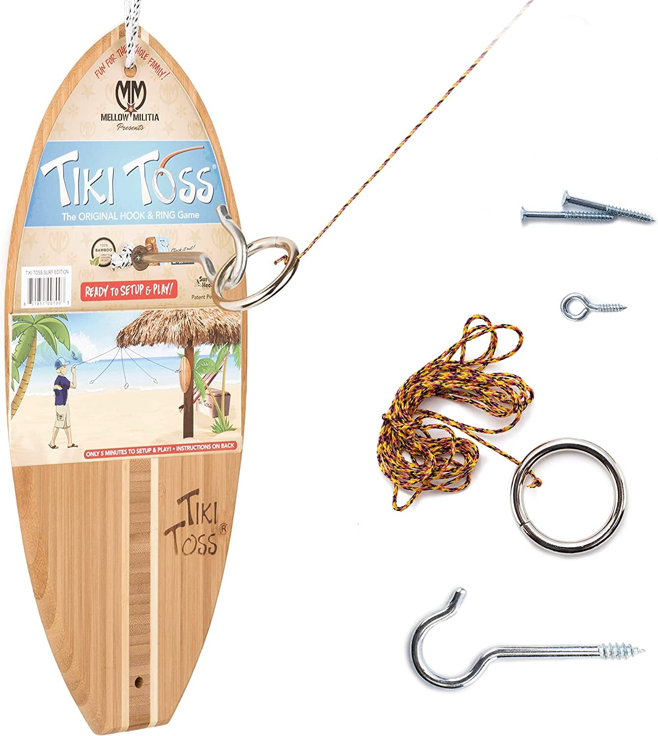 Tiki Toss Ring Toss Game for Adults & Kids 