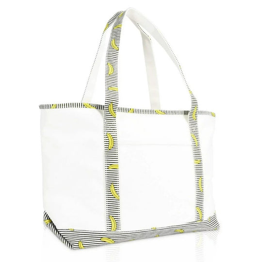 23" Large Heavy Duty 24 Oz. Cotton Canvas Shopping Tote Bag 