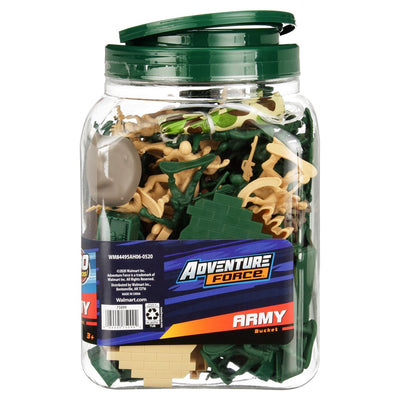 Adventure Force Army Bucket, 100 Pieces