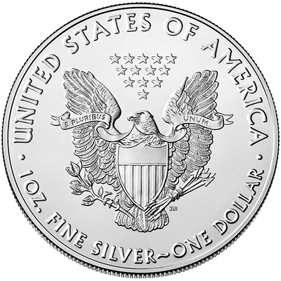 Silver 2021 American Eagle 1 oz. Fine Silver .999 US Mint Silver Eagle 1oz $1 Coin