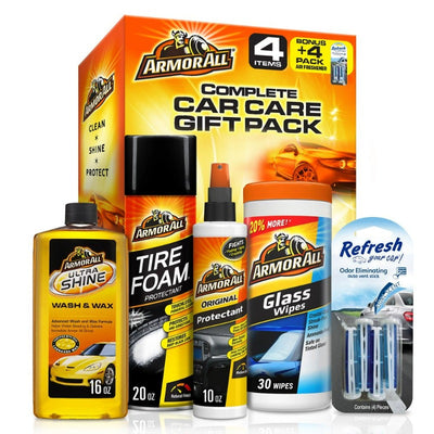4 Piece Armor All Complete Car Care Kit 
