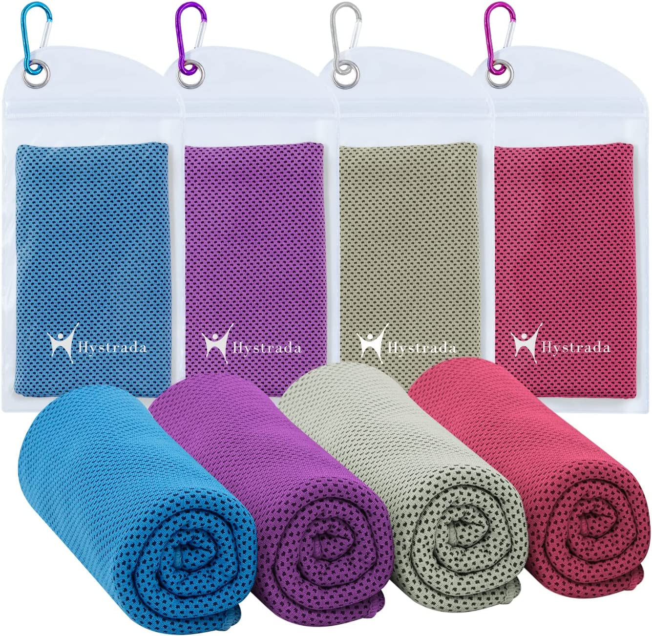 4 Pack Cooling Towels 40" x 12"