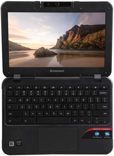 11.6" Lenovo N21 HD 16GB SSD Chromebook Intel Celeron N2840 4GB WiFi Bluetooth (Renewed)