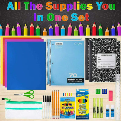 School Supplies for Kids, Back to School Supply Box, Supplies Bundle Kit
