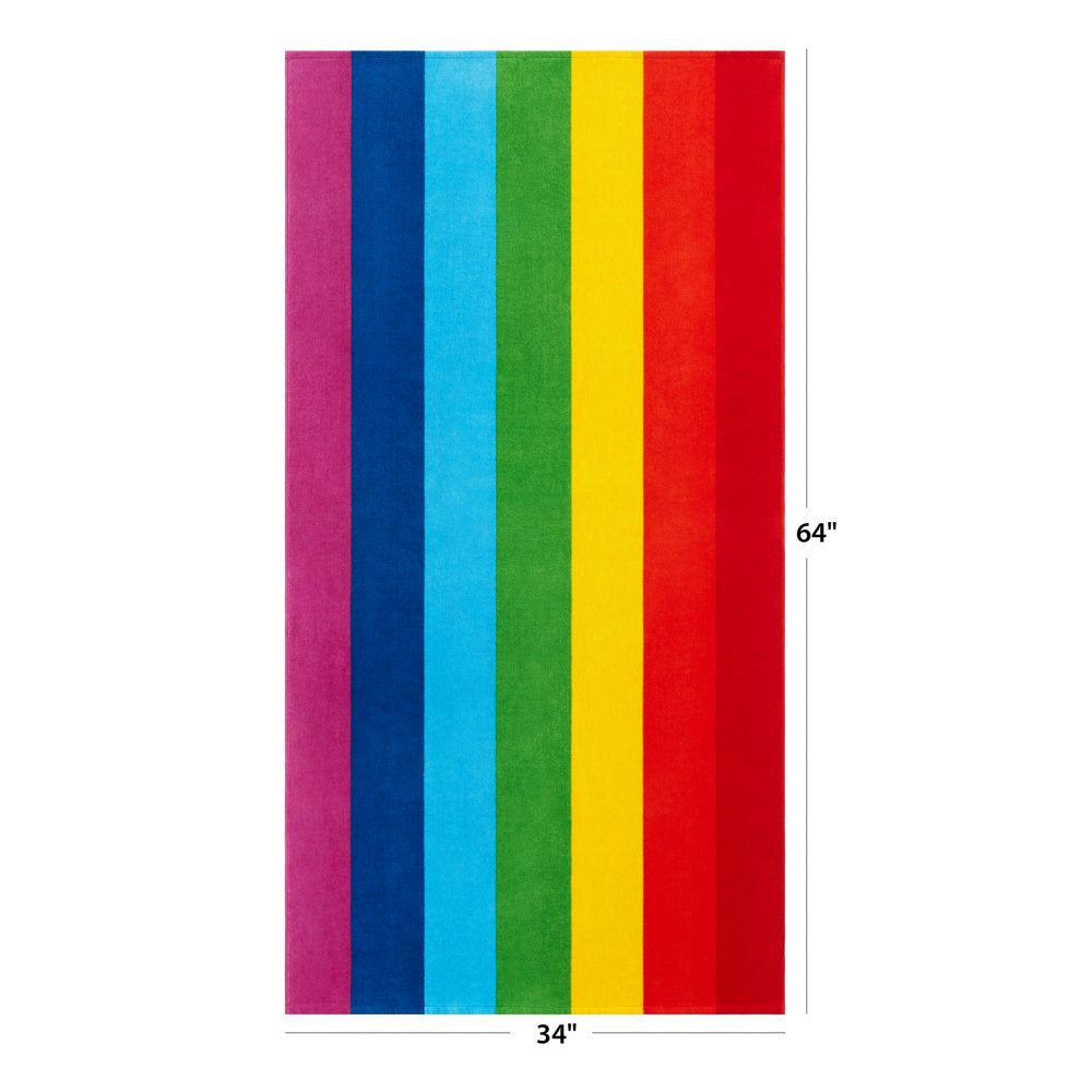 Pride Flag Beach Towel