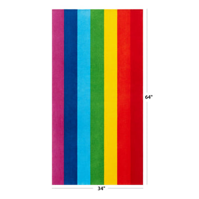 Pride Flag Beach Towel