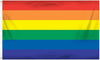 Rainbow Pride Flag 6 Stripes 3x5ft Banner LGBTQ Gay Lesbian Love Equal- Vivid Color and UV Fade Resistant - Canvas Header and Brass Grommets