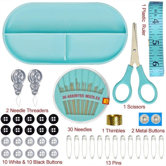 Sewing Kit - Sewing Supplies DIY Project Kit & Organizer