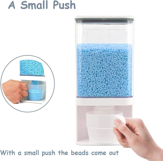 35 OZ Laundry Detergent Dispenser/Wall-Mounted Scent Booster Beads Dispenser for Laundry Room