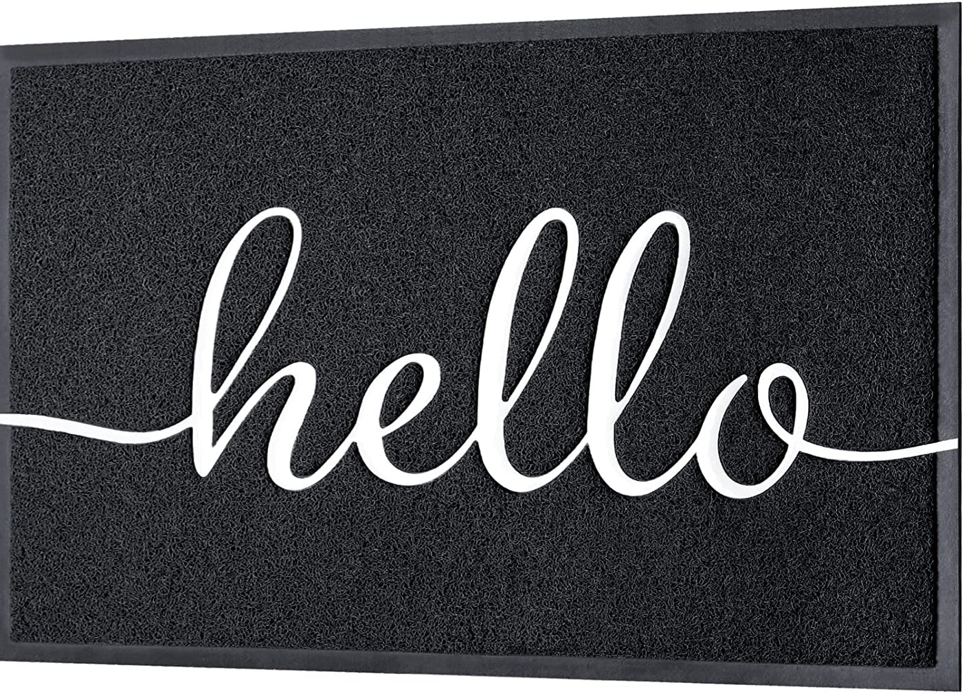 36"x 24" Grey Welcome Mat 