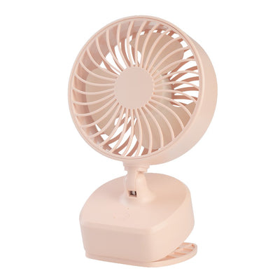 4 Inch Clip on Fan Personal Cooling Fan Desk Fan Battery Operated Fan Mini Car Fan Sturdy Clamp 3 Speeds Quiet Adjustable Tilt for Bedroom Office Desktop Treadmill White