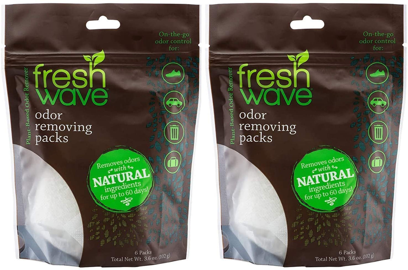 Fresh Wave Lavender Odor Eliminating & Deodorizing Packs | Bag of 6 | 