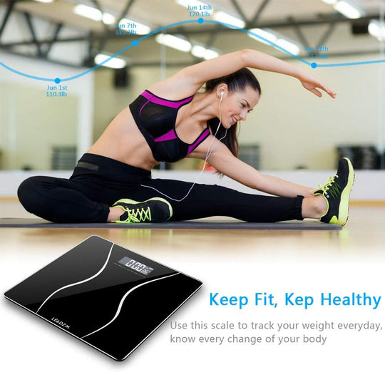  180KG Digital Electronic LCD Body Weight Smart Bathroom Scale 396Lb