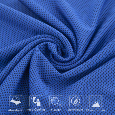 4 Packs Cooling Towel (40"x 12"), Ice Towel, Microfiber Towel, Soft Breathable Chilly Towel Stay Cool for Yoga, Sport, Gym, Workout, Camping, Fitness, Running, Workout & More Activities (Multicolor)