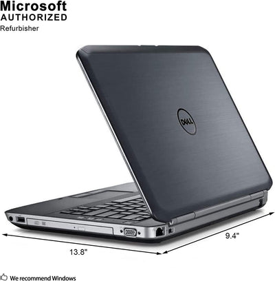 Dell Latitude E5420 14 Inch Business Laptop, Intel Core i5-2410M up to 2.9GHz, 4G DDR3, 500G, Webcam, DVD, VGA, HDMI, WiFi, Win 10 Pro 64 Bit Multi-Language Support English/French/Spanish(Renewed)