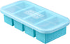 Souper Cubes 1-Cup Extra-Large Silicone Freezing Tray With Lid