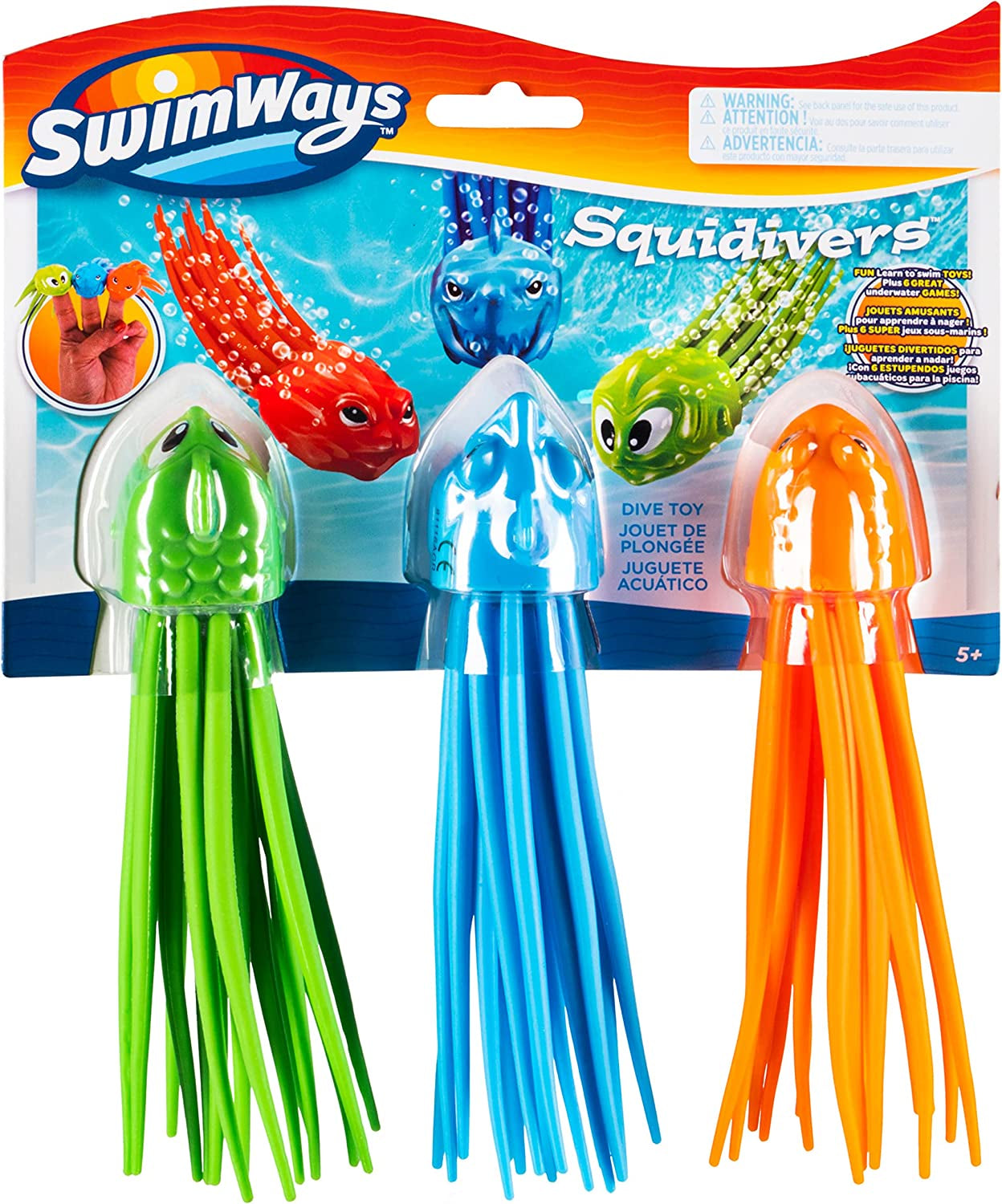  Swirl Divers Kids Fish-Shaped Pool Diving Toys (2 Pack)