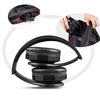 Bluetooth Over-Ear Headphones, Hi-Fi Stereo Wireless Foldable Headset with Soft Memory-Protein Earmuffs, Built-In Mic