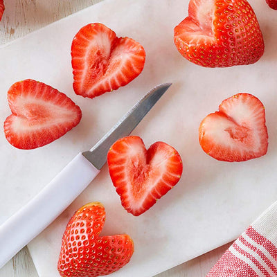 Strawberry Huller Stem Remover and Strawberry Slicer Set