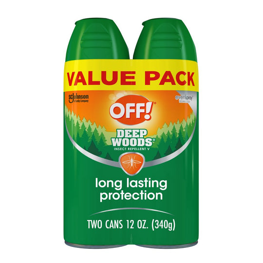 OFF! Deep Woods Insect Repellent V, 6 Oz, 2Ct