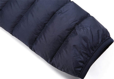  Light Weight Packable Down Coat with Hood and 2 Pockets