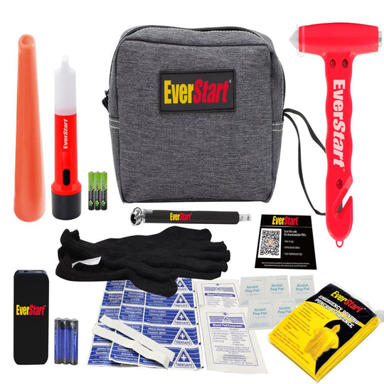 Compact Safety Kit with Escape Hammer & Emergency Signal Light