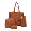 Four Piece Crossbody Bag for Women, Handbag ,Tote Bag, Crossbody,and  Wallet 