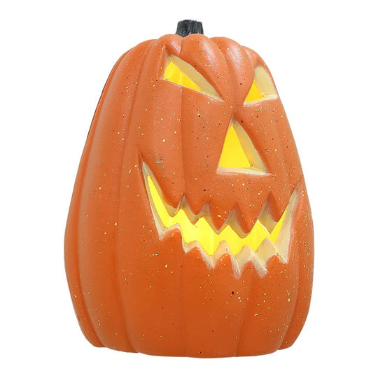 1Pc Halloween LED Pumpkin Skull Head Light Glowing Decorative Lamp (Orange)