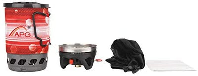 APG Portable Gas Stove Personal Cooking System Backpacking Outdoor Burner Hiking Camping Equipment Heat Exchanger Pot