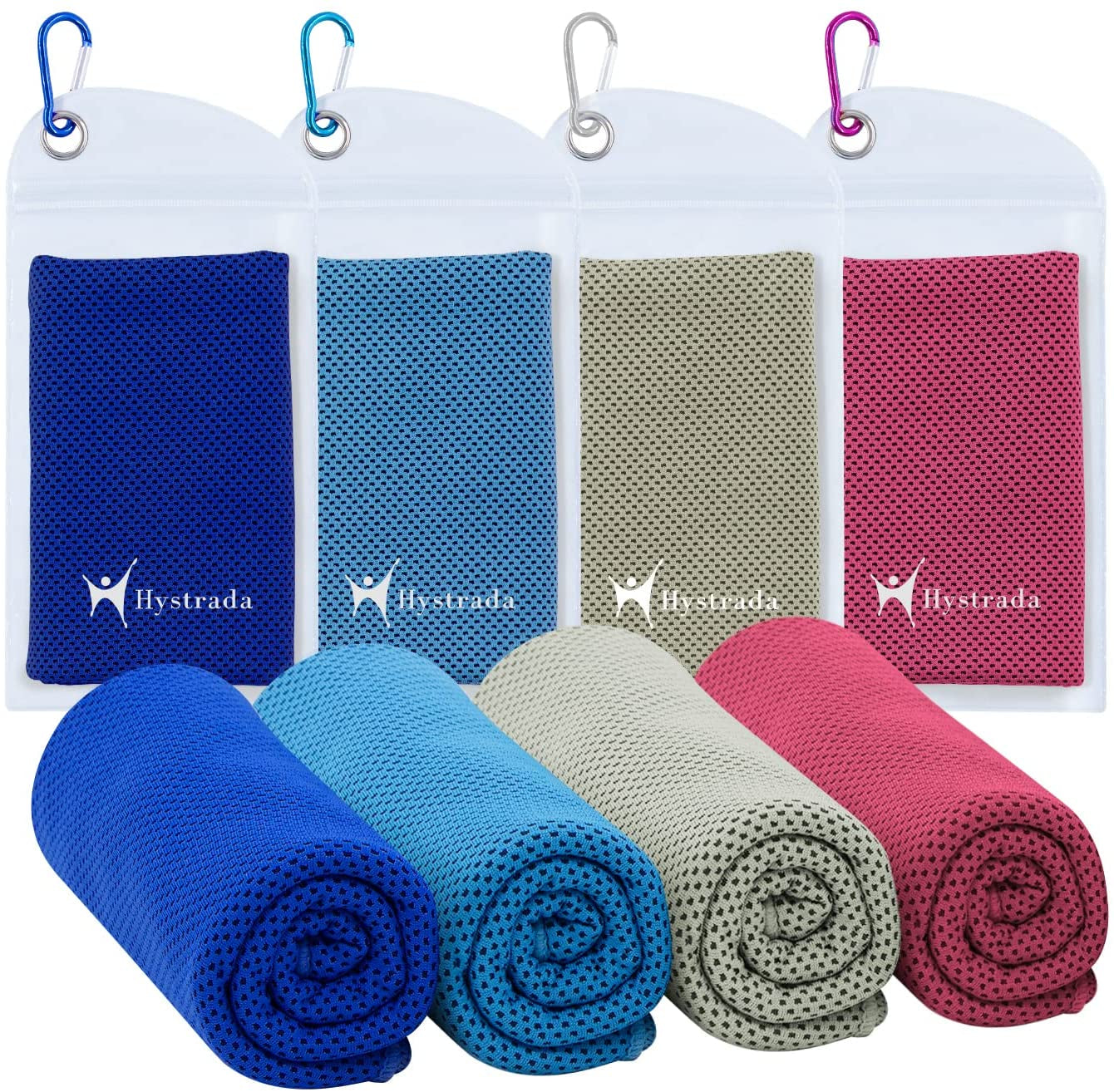 4 Pack Cooling Towels 40" x 12"