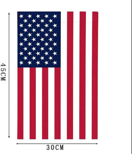 American Flag USA Garden Flag 12 x 18 Inches - Polyester Double Sided Printed Small American Flags for Yard (Flag Only)
