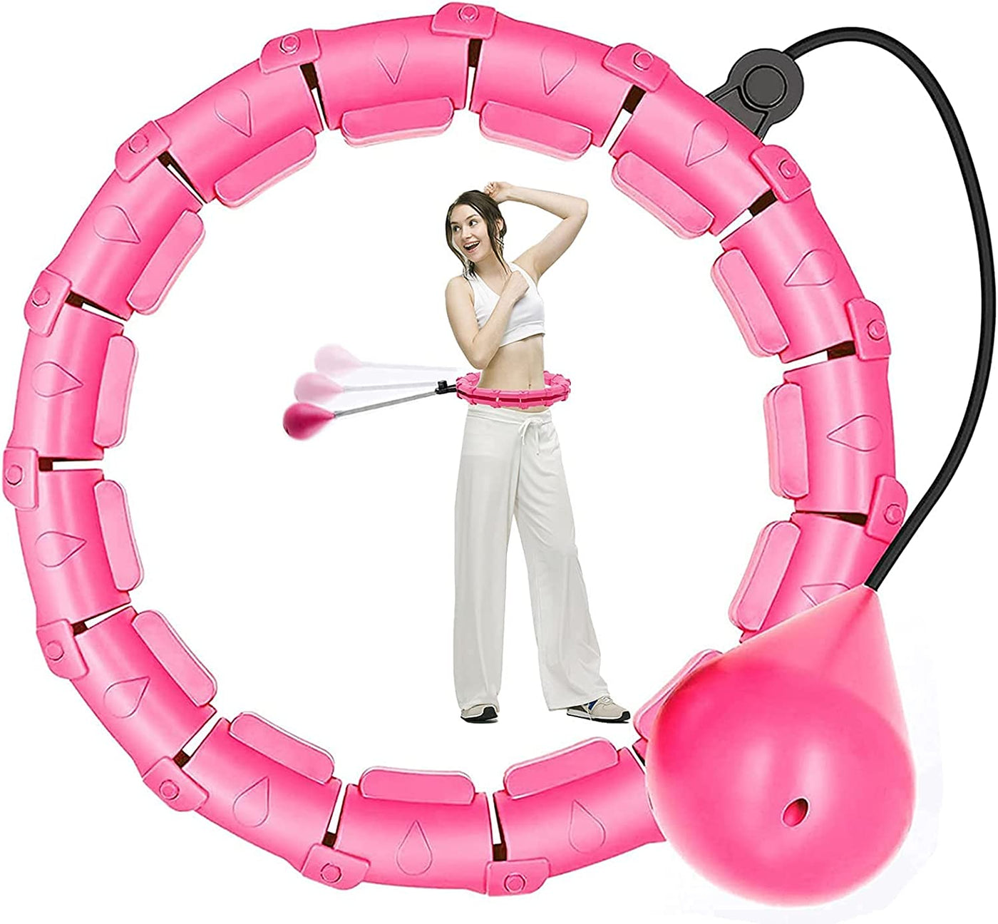 Weighted Smart Fit Hula Fit Hoop for Adults Weight Loss